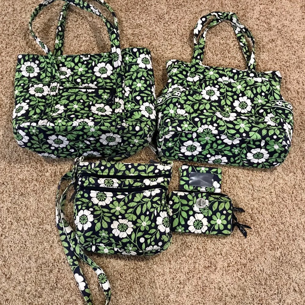 VERA BRADLEY LUCKY YOU 5 PC LOT GUC